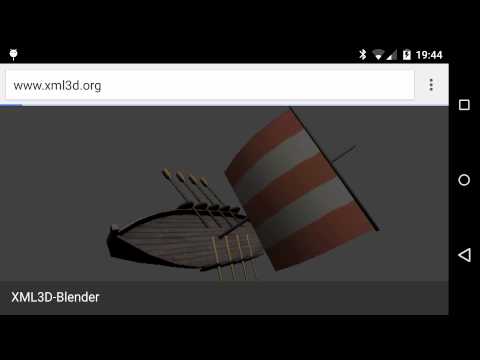 XML3D Blender Exporter on Nexus 5