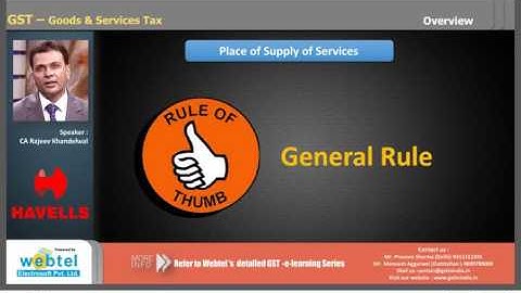 Introduction to GST with Havells - Part 4