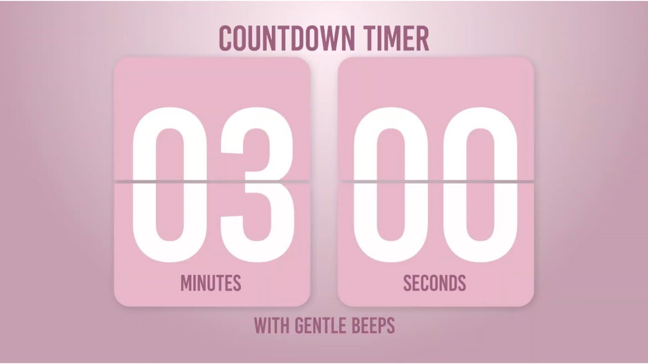 ⏱ 3 Minute Flip Timer with Ticking Sound & Alarm 🔥