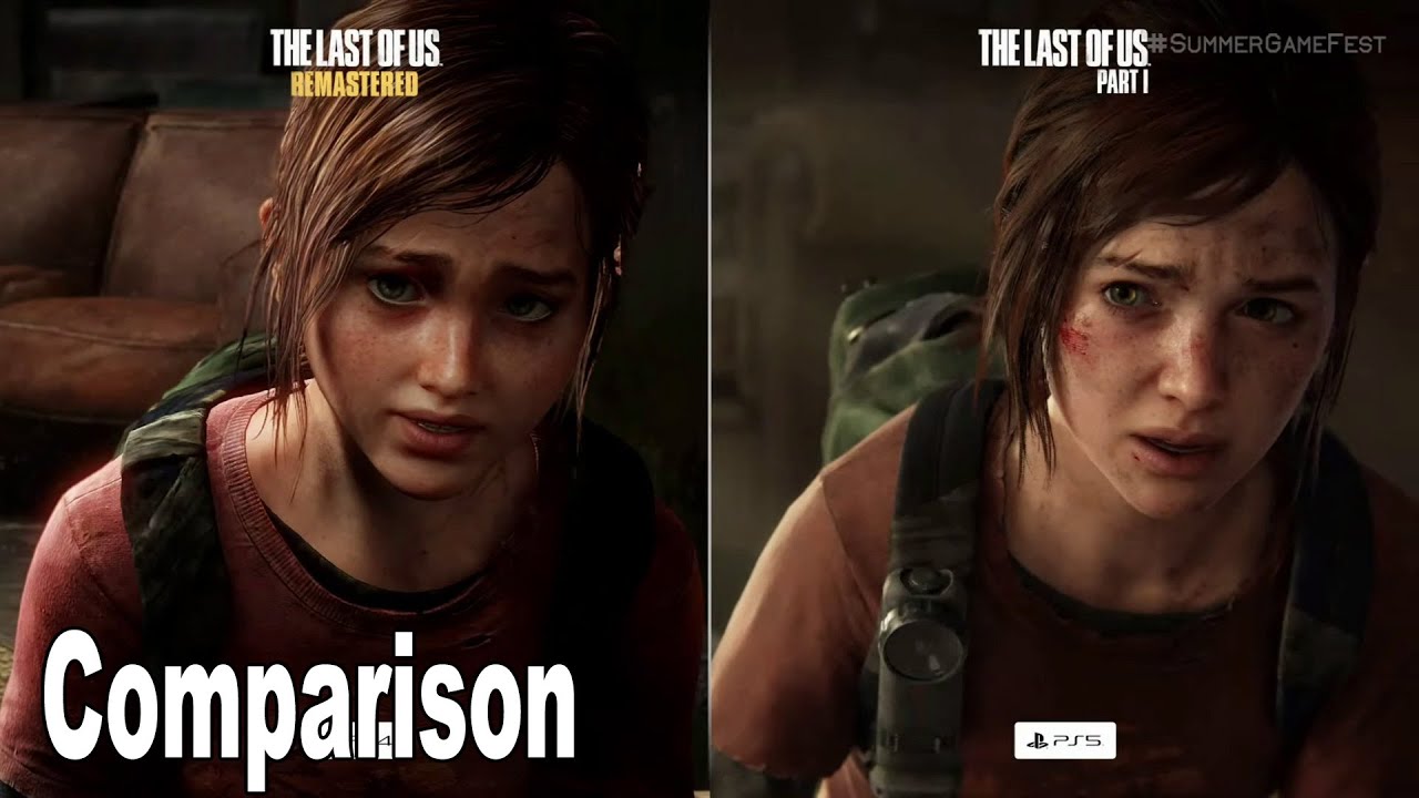 The Last of Us - Remaster VS Remake Graphics Comparison @ 4K
