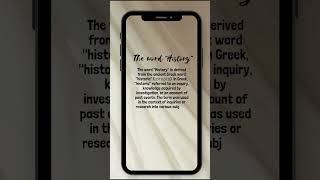 History of Word History | History Derived from | History Originate from | Word History in History |