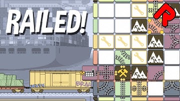 RAILED gameplay: Super-Addictive Train Track Puzzle Game! (PC Windows)