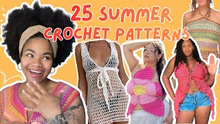25 Summer Crochet Patterns!!! - Tops & Dresses (Free & Paid Patterns)