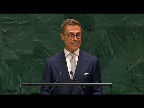 Address by President Alexander Stubb of Finland at the UN General Assembly