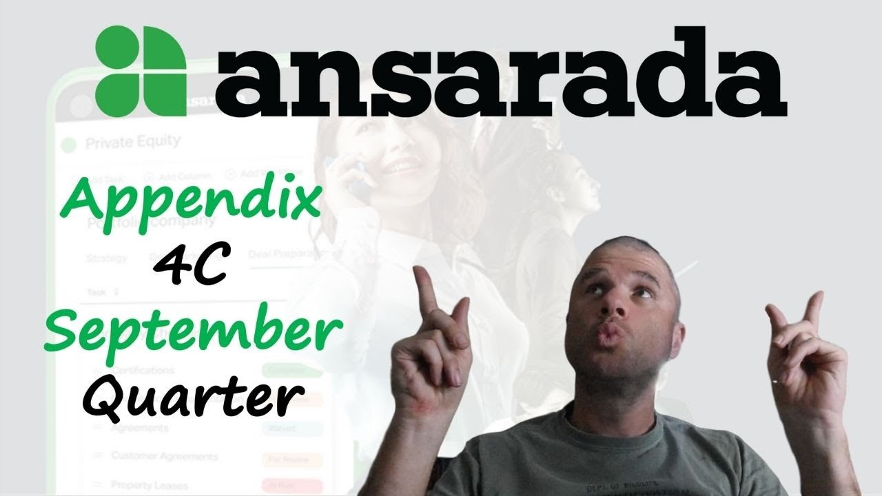 Ansarada September Quarter Appendix 4C | $2.5m OPCF, $23m of Cash and only EV of $150m