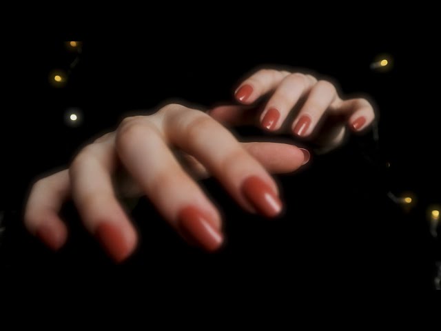 ⭐️[ASMR] rambling you to sleep + slow hand movements, face brushing, clicky whispers