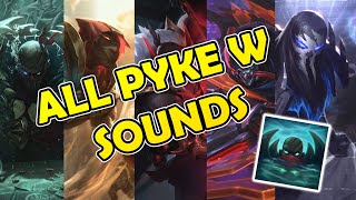 Pyke W Sounds From Enemy Pov (All skins)