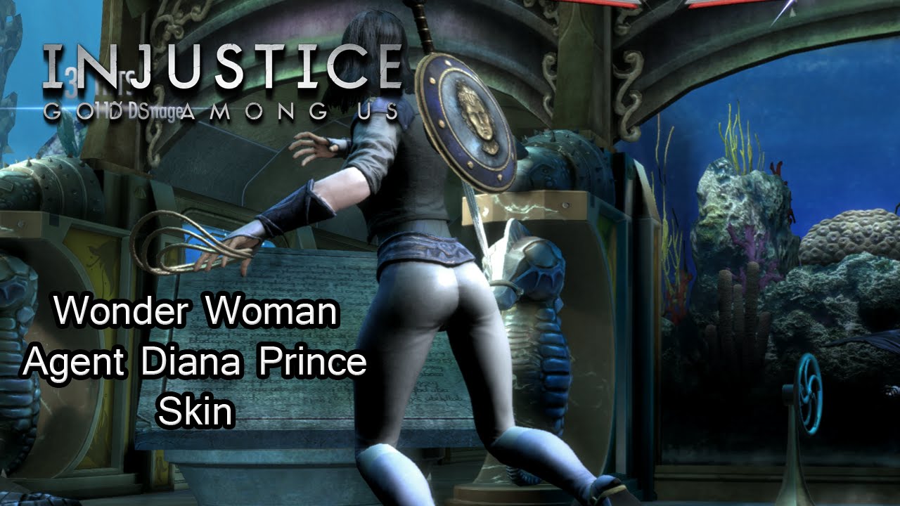 Sexy Wonder Woman - Agent Diana Prince Skin - Injustice Gods Among Us -  YouTube