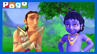 Little Krishna 🪈| Krishna’s Lesson To Brahma!👊| Kids Stories😆| Cartoon for Kids | @PogoChannel