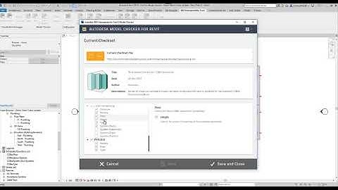Revit 2019 - Model Checker Setup