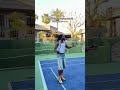 boozey is TUFF at tennis