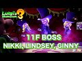 Luigis mansion 3  11f boss fight nikki lindsey and ginny