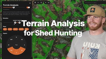 Terrain Analysis For Shed Hunting