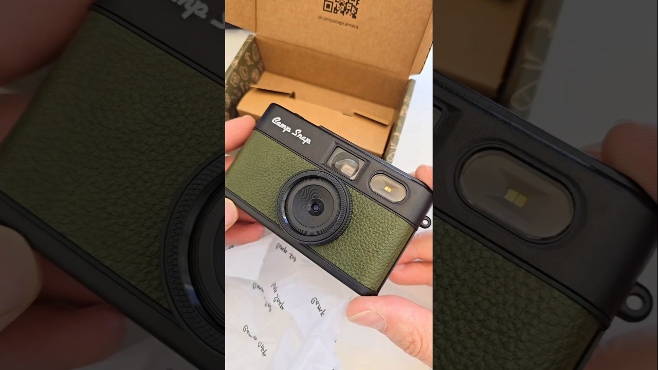Unboxing the new Camp Snap 2 in Forest Green! Digital camera with
