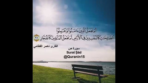 سورة ص / للقارئ /ناصر القطامي
