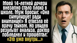видео: Моей 14-летней дочери внезапно стало плохо в школе. Муж бросил: «Она симулирует ради внимания!» Я... картинка: Моей 14-летней дочери внезапно стало плохо в школе. Муж бросил: «Она симулирует ради внимания!» Я...