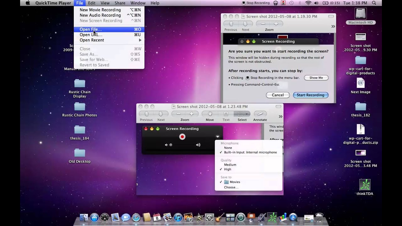 how to take screenshot on mac desktop