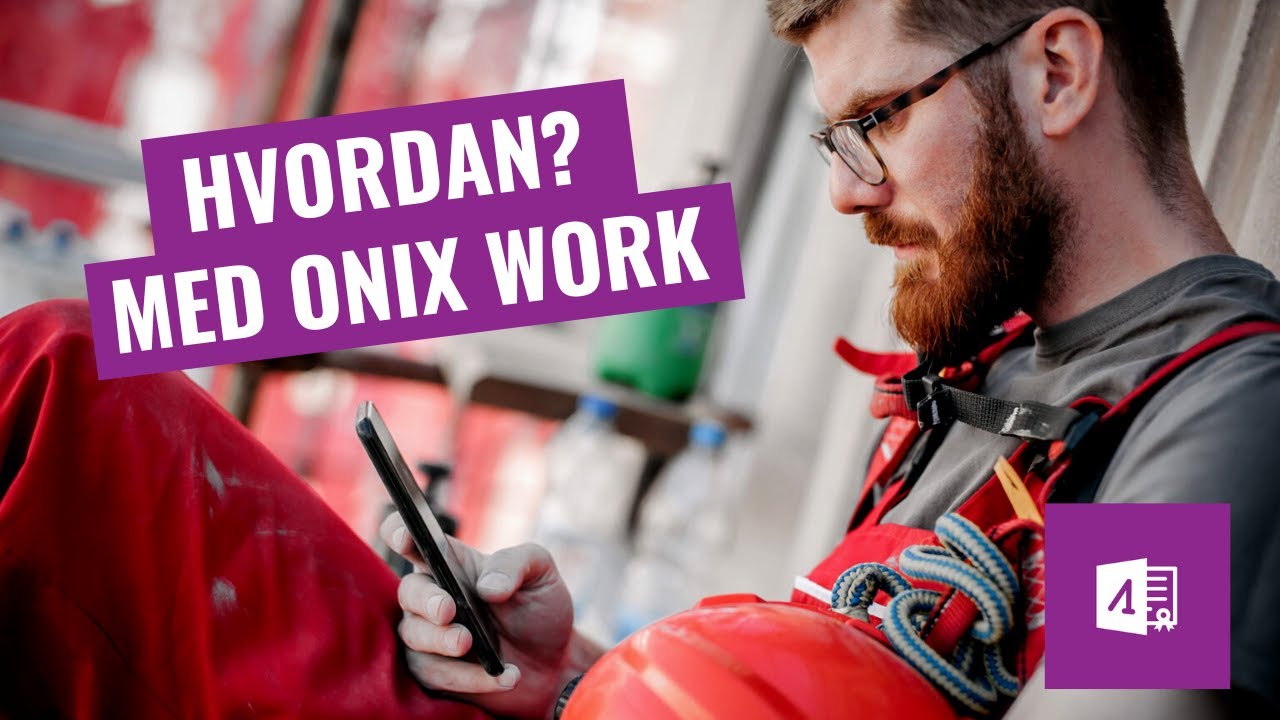 Onix Work - Hvordan opprette og redigere sjekklister