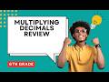 Multiplying Decimals Review Guided Notes for 6th Grade Math