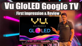 Vu GloLED Google TV First Impression & Review👍🔥 | Best 4k Google TV from Vu screenshot 1
