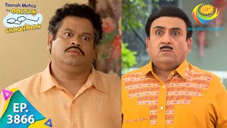 Jetha Ke Peeth Piche Hua Drama| Taarak Mehta Ka Ooltah Chashmah |Ep 3866| Full Episode | 2 Sep 2023