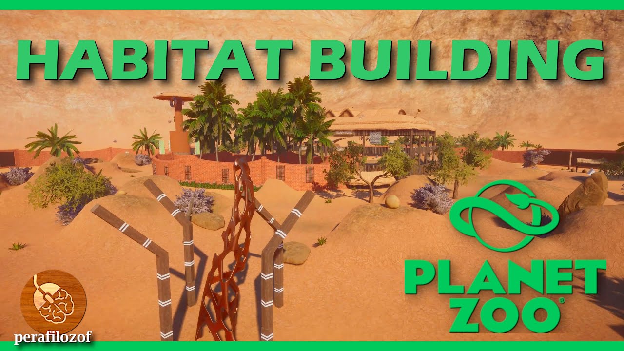 ☀ Desert habitat with a note on Saharan cheetah | Habitat building in Planet Zoo EP #2