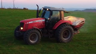Massey 7140 na aplicação de URÉIA na Fazenda Ressaca - Ponta Grossa - PR