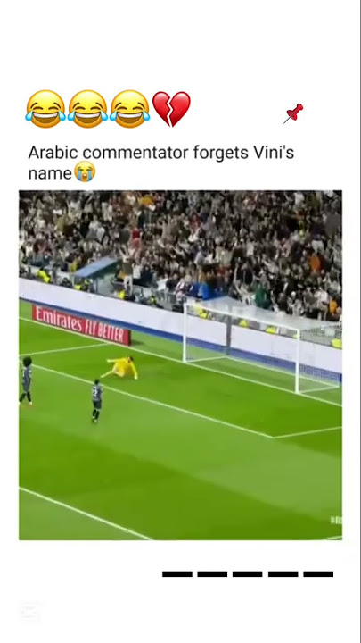 The Commentator forgot Vini’s Name 😂😂💔 #shortsfeed #football #footballedits #footballshorts