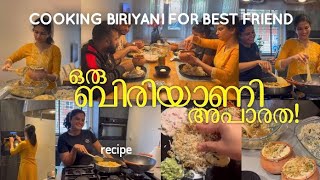 Oru biriyani kadha | Cooking biriyani for my best friend | Cooking Vlog