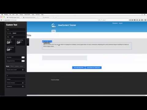 Make your theme works with MD AweContent
