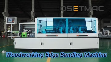 Automatic Woodworking Edge Banding Machine 6 Functions For Particle Board