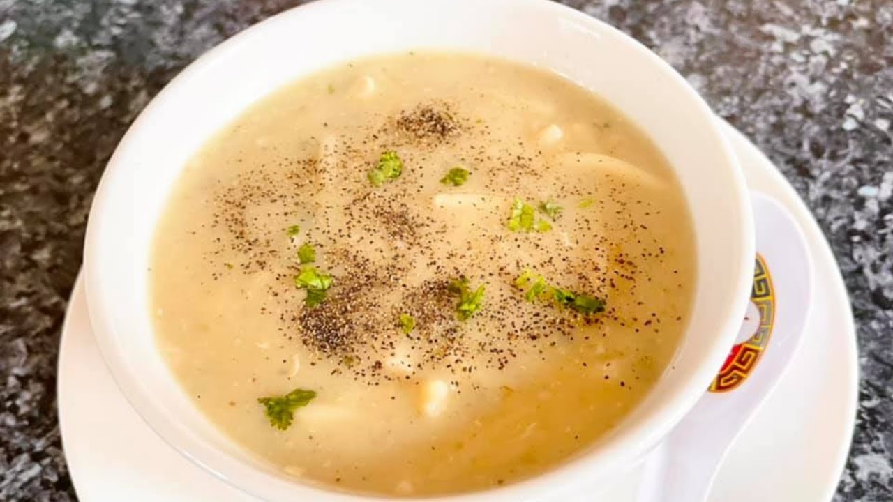 Chicken porridge Soup Cream of Chicken porridge Soup Healthy soup