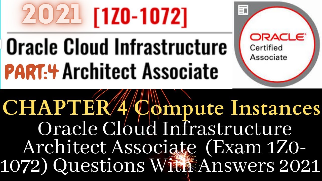Oracle Cloud Infrastructure Architect Associate (Exam 1Z01072