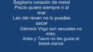 MODERATO ZODIACO con letra chords