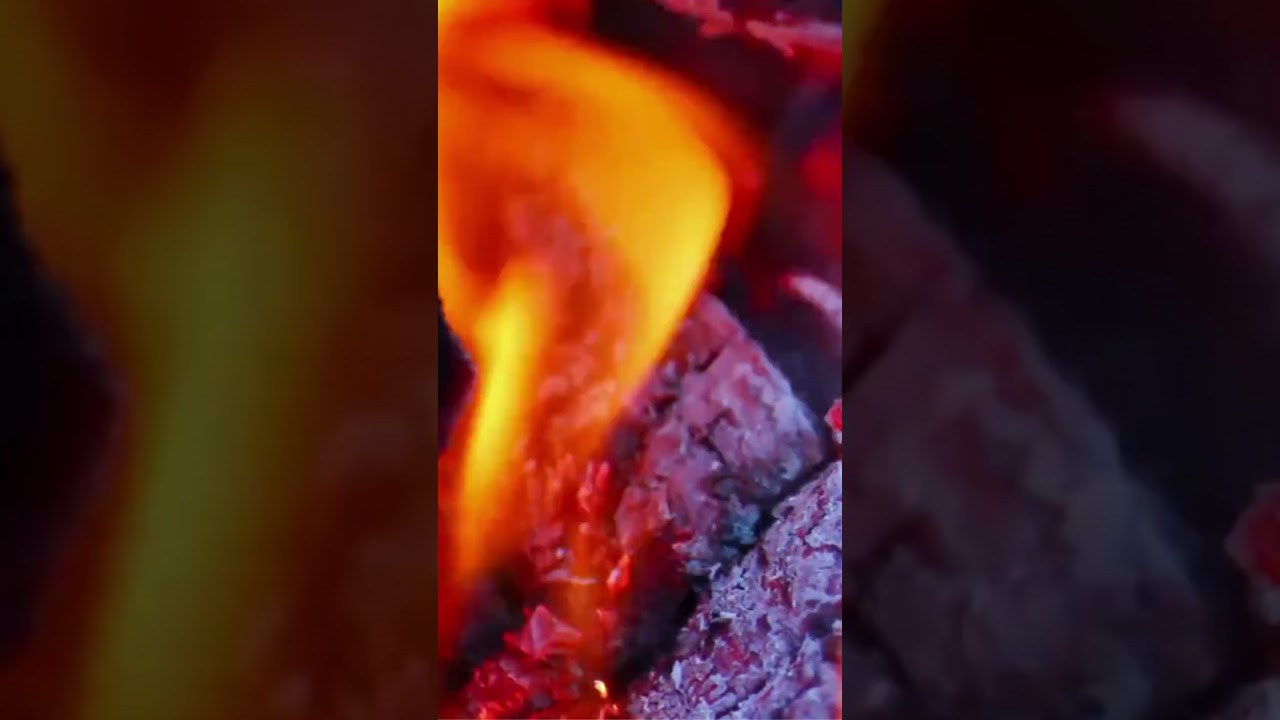 🔥 Ultra HD Fire Therapy – Mesmerizing Flame Close-Up with Deep Crackling Sounds