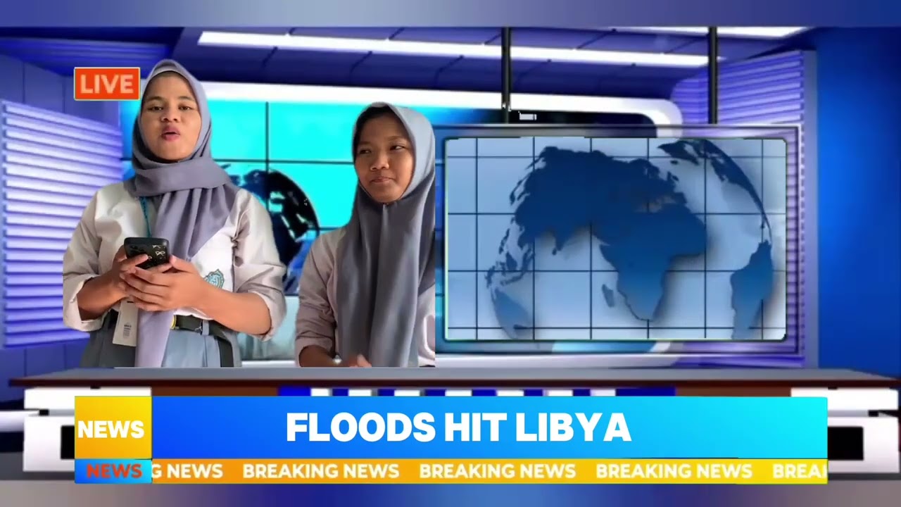 Breaking news Floods hit Libya (tugas bahasa inggris kelas 11.mp SMK NURULHIKMAH)