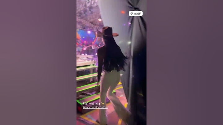 ENTRADA DA ANA CASTELA NO SHOW EM MARILIA/SP