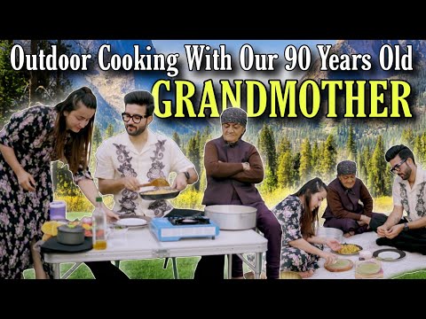Outdoor Cooking With Our 90 Years Old Grandmother || Colorful Momos ASMR || Rajat Sharma Vlogs