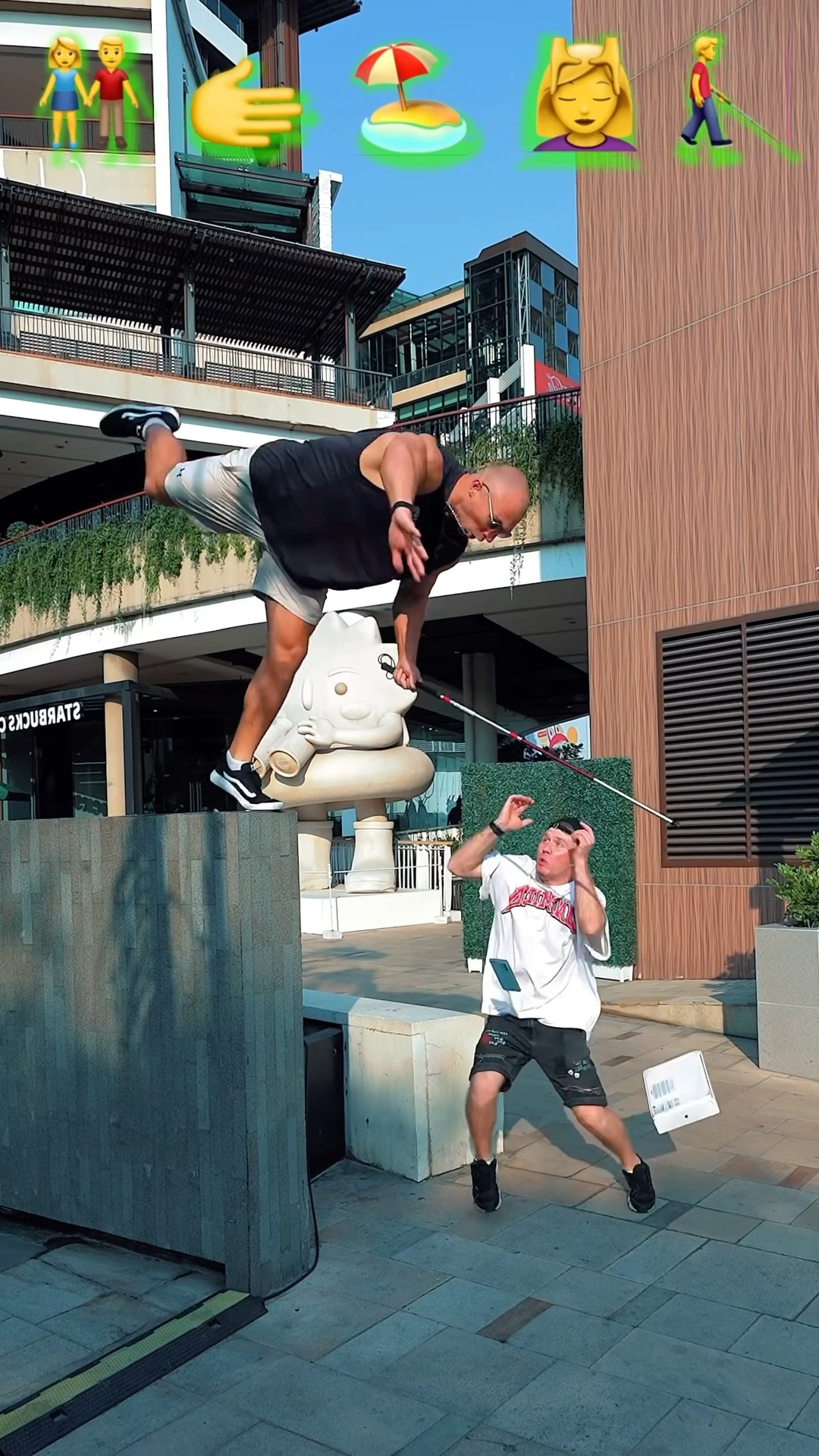 Parkour with Emojis pt.10?? #kiryakolesnikov #prank #funny #stunt #parkour #comedy