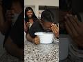 Ice Water Challenge On My BF ❄️🤭 #tkluv #couple #challenges #tiaraandkalon