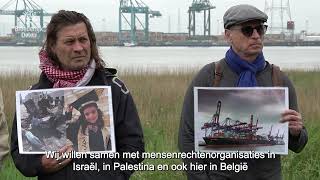 Videoclip illegale wapenleveringen via haven Antwerpen naar Israël