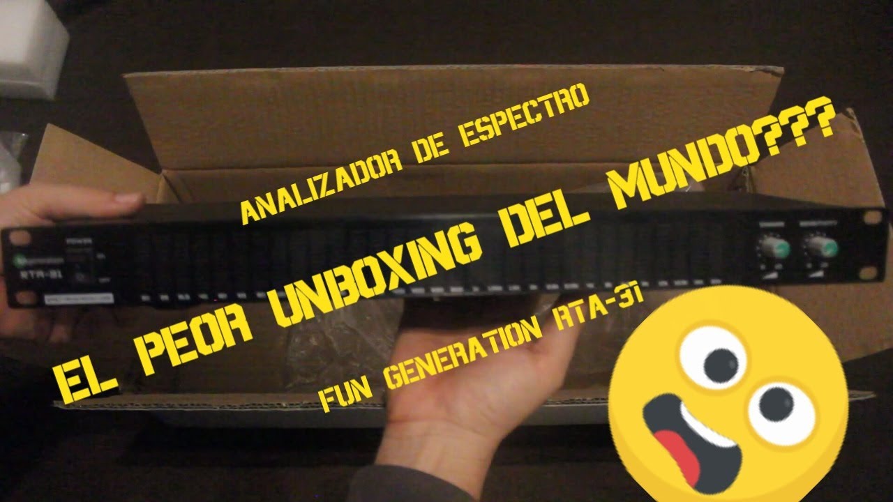 Unboxing Analizador de espectro Fun Generation RTA- 31en Español - YouTube
