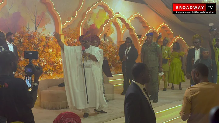 GOVERNOR ADELEKE  MUSIC PERFORMANCE AT PRISCILLA OJO WEDDING #jp2025