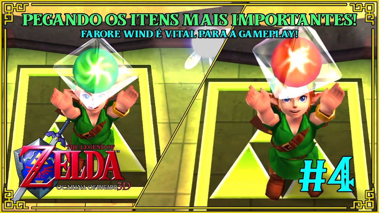 PEGANDO O ITEM MAIS IMPORTANTE DA SÉRIE!🌪️ O Poder do FARORE’S WIND! | Zelda Ocarina of Bugado 3D #4