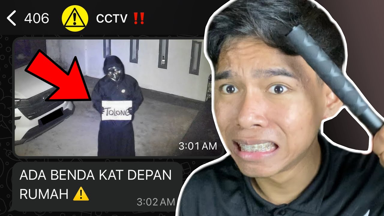 TERAKAM CCTV ‼️ JANGAN BUKA PINTU PUKUL 3 PAGI ‼️