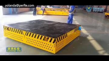 20 ton agv battery powered  trackless transfer cart