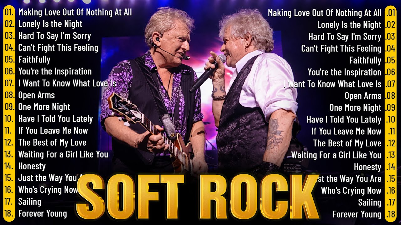 Air Supply, Eric Clapton, Chicago, REO Speedwagon, Rod Stewart ... Best Soft Rock Of All Time #q26