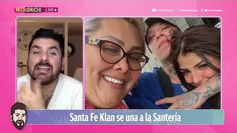 Karely Ruiz invitó a Santa Fe Klan a la Santería y él aceptó | MICHISMESITO