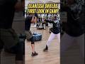 Claressa EXPLOSIVE on mitts in camp for return!