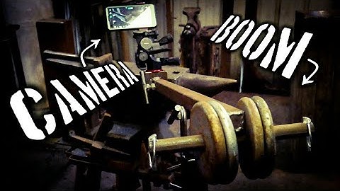 DIY Camera Crane / Jib for My Blacksmith Shop (with VIdeo Camera Crane Plans!)